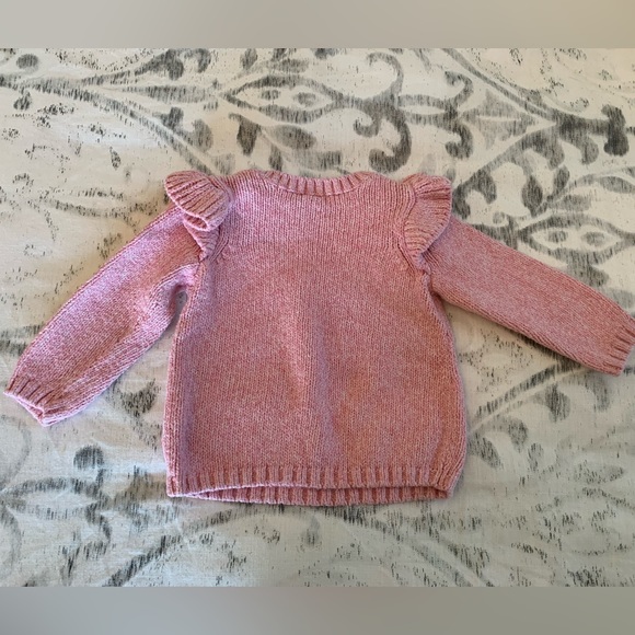 Old Navy Pink cozy cotton knit 2 pc outfit. Absolutely adorable. Good condition - Picture 4 of 7